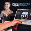 SereneLife Folding Treadmill - Foldable Home Fitness Equipment