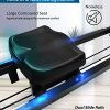 Home Fitness Water Rowing Machine with LCD Monitor and Dual Rails
