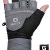 skott 2019 Evo 2 Weightlifting Gloves with Integrated Wrist Wrap