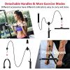 18pcs Cable Pulley System, DIY Home Gym Fitness LAT and Triceps Rope