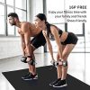 Cambivo Large Exercise Mat, 6' x 4' x 7mm Workout Mats