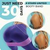 Exercise Resistance Bands for Legs and Butt - 3 Pack Beginner Level