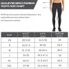 qualidyne Men's Fleece Running Tights Cycling Pants Outdoor