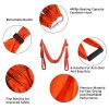 Aerial Yoga Swing Kit with Extension Straps and Ceiling Hooks