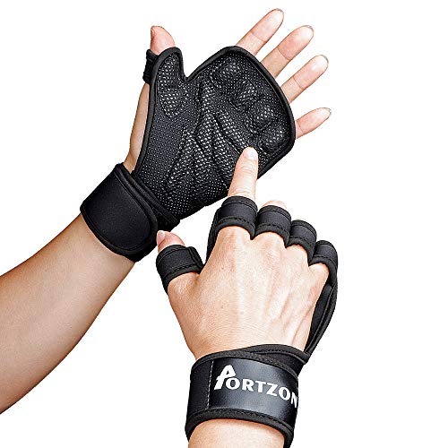 Portzon Weight Lifting Gloves, Workout Gloves for Men & Women