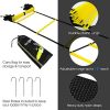 Yes4All Ultimate Combo Agility Ladder Training (Yellow) Set