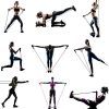 Resistance Bands Set (11 pcs) - 5 Stackable Exercise Bands