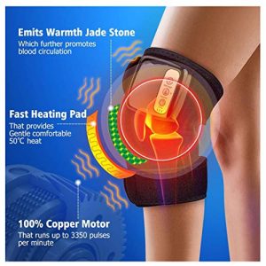 ErYao Electric Heated Massage Knee Brace Wrap for Men Women