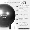 Infinitely Exercise Ball Anti Burst Tested Supports 2200lbs