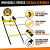 Invincible Fitness Agility Ladder Training Equipment Set