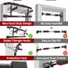 Pull Up Bar for Doorway, Multifunctional Angled Grip Chin Up Bar