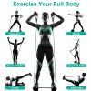 Taotique True Latex Resistance Bands, 150 LBS Portable Home Workout