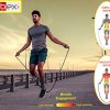 RUBEX Weighted Jump Rope (0.5 LB) with Non-Slip Memory Foam Handles