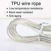 Gaoykai Weighted Jump Rope for Handle,Adjustable TPU Wire Rope