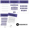 Yoga Cards, Pose Sequence Flow - 70 Yoga Poses, 9 Sequences