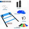 Agility Ladder Speed Training Equipment, Includes 12 Rung Agility Ladder