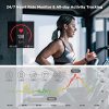 LETSCOM Smart Watch, Fitness Trackers with Heart Rate Monitor