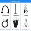 Fitness LAT and Lift Pulley System Gym Pulley Cable Machine