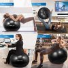 TOPLUS Exercise Ball Supports 2200lbs Includes Quick Pump
