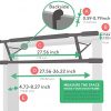 Ikonfitness Pull Up Bar with Smart Larger Hooks Technology