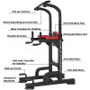 XSSFCC Power Tower Dip Station Pull Up Bar for Home Gym