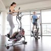 2-in-1 Elliptical Stepper Trainer with Curve-Crank