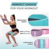 Exercise Resistance Bands for Legs and Butt - 3 Pack Beginner Level