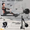 Rowing Machine - Home Gym Equipment with 10 Levels Air Resistance