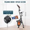 MaxKare Exercise Bike Stationary Folding Magnetic Exercise Machine