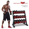 Tier Dumbbell Rack Stand Only for Home Gym