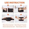VOHUKO Sauna Waist Trimmer, Wide Men Waist Trainer