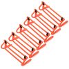 6-Pack of Agility Hurdles with Adjustable Height Extenders