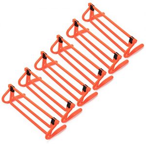 6-Pack of Agility Hurdles with Adjustable Height Extenders