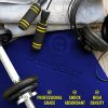 Large Exercise Mat 8' x 6' x 7mm | Ultra-Durable Non-Slip Rubber