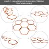 Yes4All Hexagonal Agility Rings with Carrying Bag