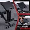 Mikolo Adjustable Weight Bench, Foldable Exercise Workout Bench