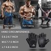 Weight Lifting Gym Workout Gloves with Wrist Wrap Support