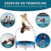 X TOYZ 40" Foldable Mini Trampoline, Fitness Trampoline