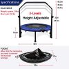 Ravs Mini Trampoline for Kids Adults, 40" Foldable Fitness Rebounder
