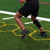GOOGIC Hexagon Agility Speed Rings, Training Ladder Set