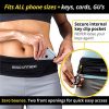 Running Belt, Fully Adjustable Fastener, Fitness Waist Belt