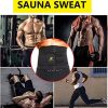 NINGMI Sauna Waist Trainer for Men Neoprene Waist Trimmer Belt