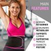 Waist Trimmer Belt Weight Loss Wrap, Stomach Fat Burner