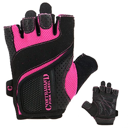 Contraband Pink Label Womens Padded Weight Lifting Gloves