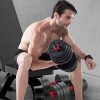 Vlemua US in Stock, Adjustable Dumbbells,88 Lbs Weight Set