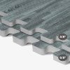 Forest Floor 3/8" Thick Printed Wood Grain Interlocking Foam Floor Mats