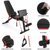 Adjustable Workout Bench With Adjustable Back Pillow