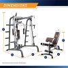 Marcy Smith Cage Workout Machine Total Body Training Home Gym