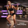 ortable Pilates Bar Kit with Resistance Band Twisting