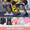 FRETREE Resistance Bands for Legs and Butt - Non Slip Elastic Exercise Bands